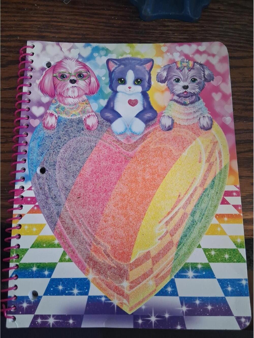 Lisa Frank Puppy Love One Subject 80 Page Notebook